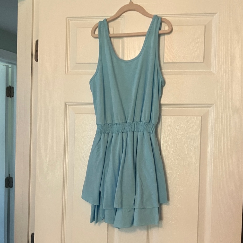 T2love Light Blue Casual Kids Dress